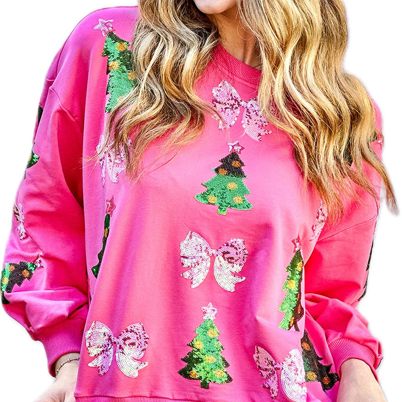 Sparkly Season Sequin Sweatshirt main image 0