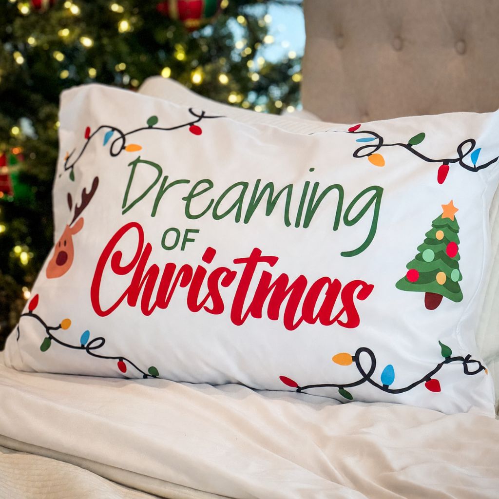 Kids Christmas Pillowcase - Dreaming of Christmas