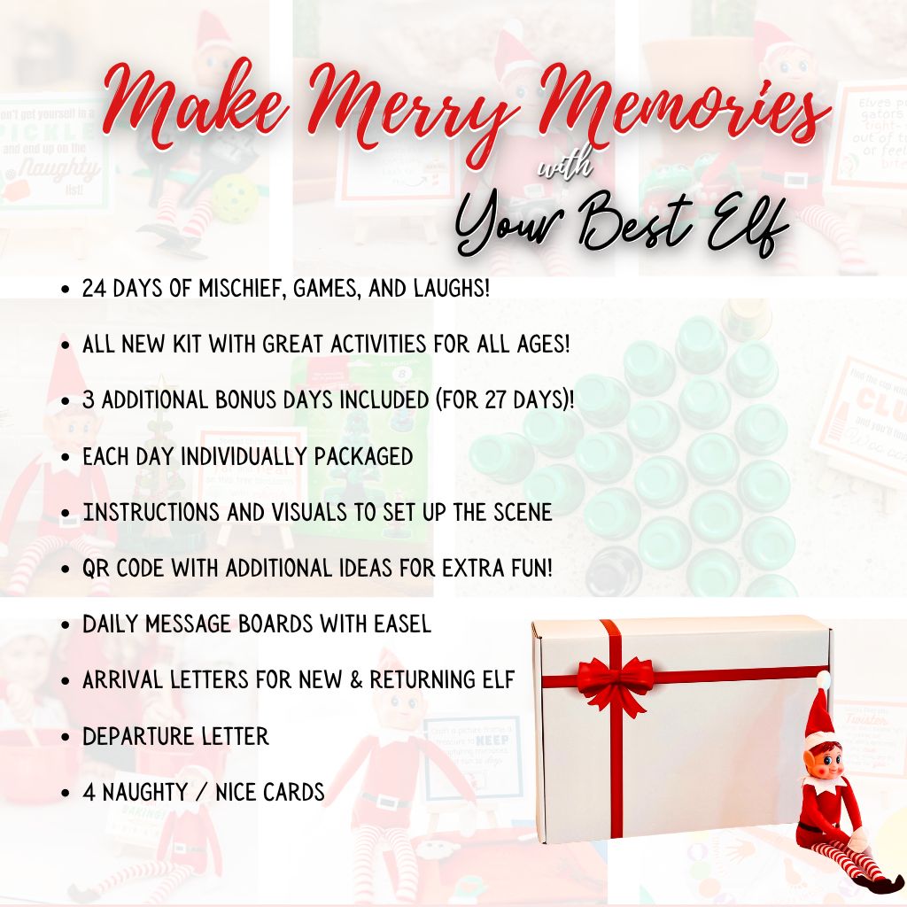 Your Best Elf Kit 2024 - 24 Day Elf Kit so it does sit on the shelf