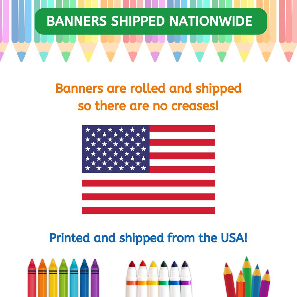 Christmas Coloring Paper Banner Poster