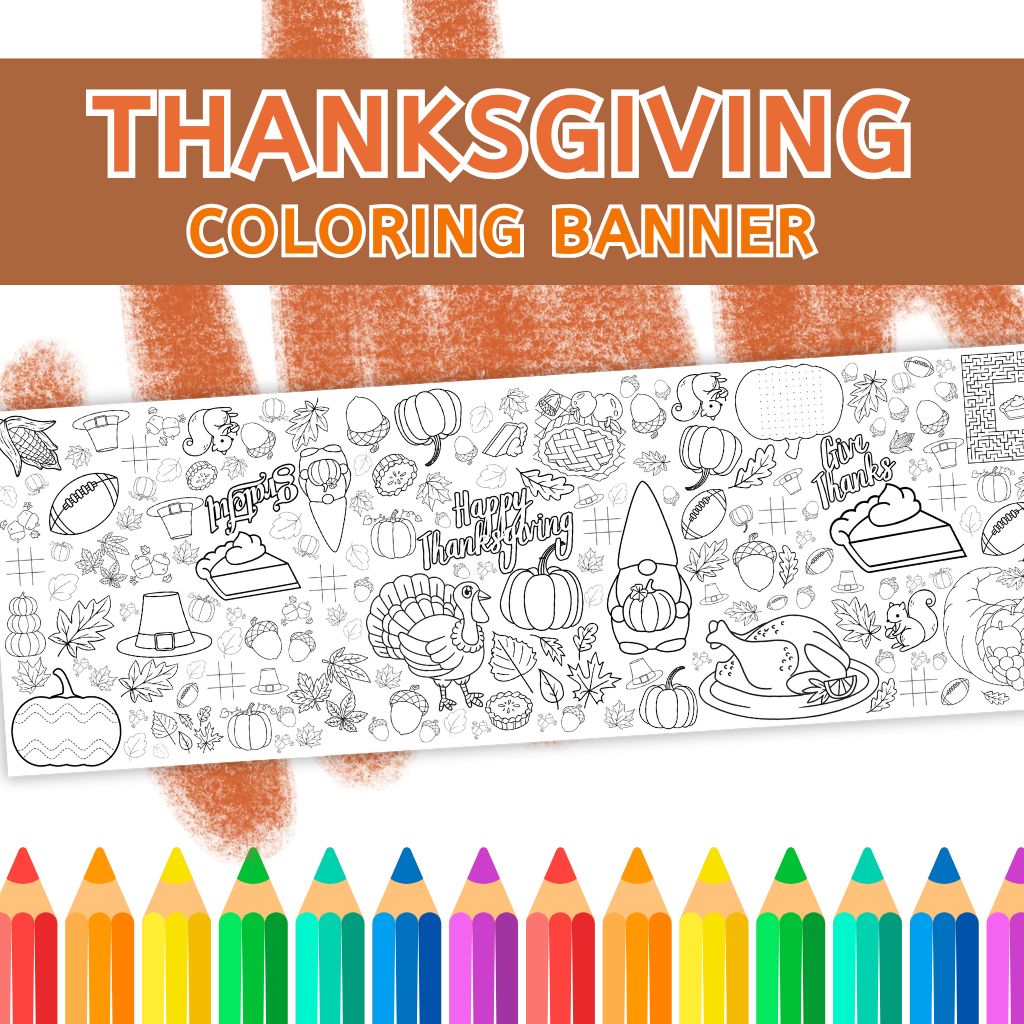 Thanksgiving Color Poster Banner