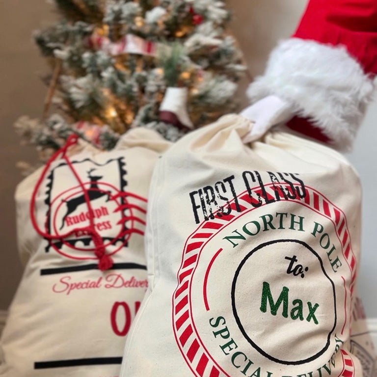Deluxe Santa Sacks - Your Best Elf