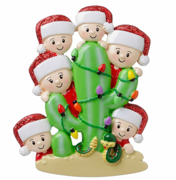 Catcus Family Ornament - Your Best Elf