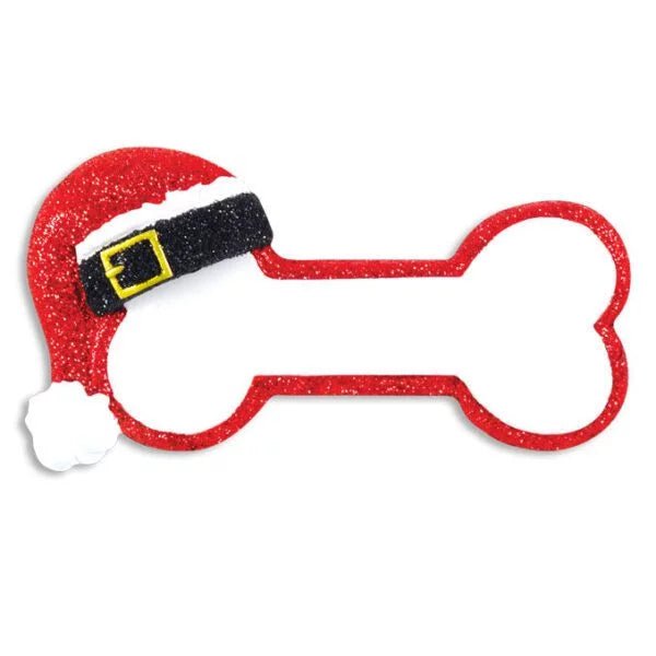 Dog Bone Santa Ornament - Your Best Elf