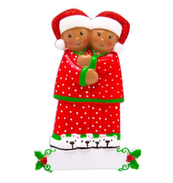 Family Ornament | African American - Your Best Elf