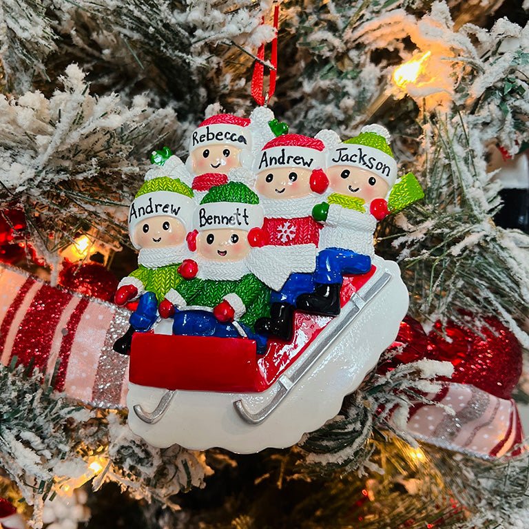 Elf with Presents Personalized Ornaments My Personalized Ornaments